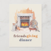 Cartes Pour Fêtes Annuelles Soirée Amicale (Devant)