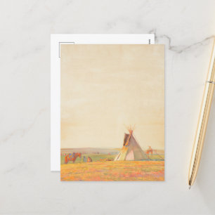 Cartes Pour Fêtes Annuelles Soirée des Prairies par Maynard Dixon