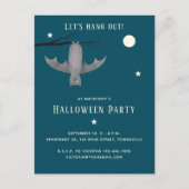 Cartes Pour Fêtes Annuelles Soirée d'Halloween Vampire (Devant)