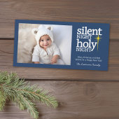 Cartes Pour Fêtes Annuelles Soirée silencieuse, Saint-Nuit chrétienne