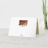 Cartes Pour Fêtes Annuelles Soirée Thanksgiving (Dos)