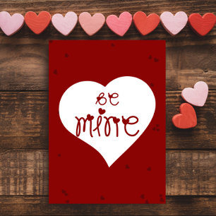 Cartes Pour Fêtes Annuelles Sois à Moi Cœurs Saint-Valentin