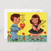 Cartes Pour Fêtes Annuelles Sois ma Saint Valentin (Devant / Derrière)