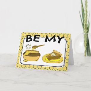 Cartes Pour Fêtes Annuelles Sois ma tarte au miel Valentine