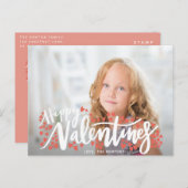 CARTES POUR FÊTES ANNUELLES SOIS MA VALENTINE (Devant / Derrière)