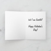 Cartes Pour Fêtes Annuelles Sois ma valentine (Intérieur)