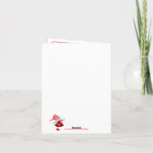 Cartes Pour Fêtes Annuelles Sois ma Valentine gnome (Dos)