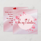 Cartes Pour Fêtes Annuelles Sois Mienne (Devant / Derrière)