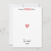Cartes Pour Fêtes Annuelles Sois mon amour pour la Saint-Valentin (Dos)
