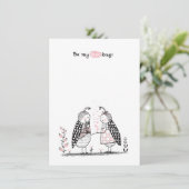 Cartes Pour Fêtes Annuelles Sois mon amour pour la Saint-Valentin (Debout devant)