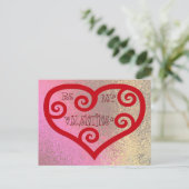 Cartes Pour Fêtes Annuelles Sois mon coeur de Saint-Valentin (Debout devant)