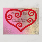 Cartes Pour Fêtes Annuelles Sois mon coeur de Saint-Valentin (Devant)