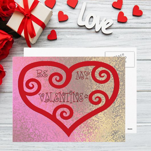 Cartes Pour Fêtes Annuelles Sois mon coeur de Saint-Valentin