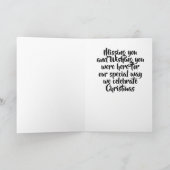 CARTES POUR FÊTES ANNUELLES ***SOLDAT À NOËL**** SOUHAITEZ-VOUS OÙ ICI ! (Intérieur)