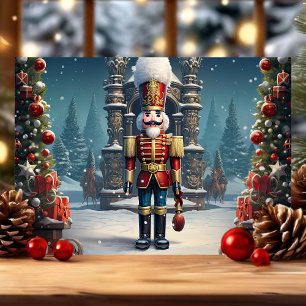 Cartes Pour Fêtes Annuelles Soldat Casse-Noisette Classique de Noël