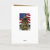 Cartes Pour Fêtes Annuelles Soldat DOXIE (Dos)