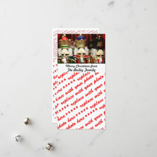 Cartes Pour Fêtes Annuelles Soldats casse-noisette Photo de Noël
