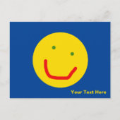 Cartes Pour Fêtes Annuelles Soleil souriant, visage joyeux (Devant)