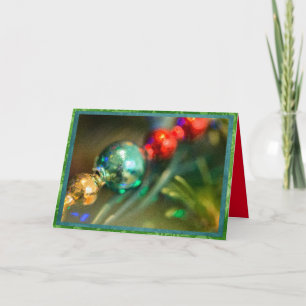 Cartes Pour Fêtes Annuelles Solive strand of Christmas garland.