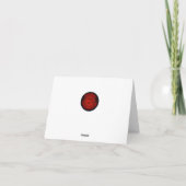 Cartes Pour Fêtes Annuelles Solstice d'hiver (Dos)