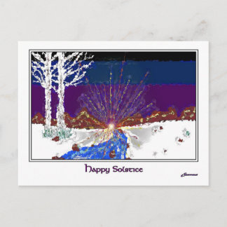 Cartes Pour Fêtes Annuelles Solstice d'hiver
