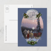 Cartes Pour Fêtes Annuelles Solstice d'hiver de la paix (Devant / Derrière)