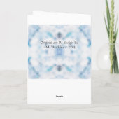 Cartes Pour Fêtes Annuelles Solstice d'hiver Yule neige Noël (Dos)