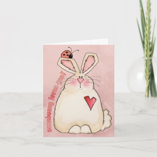 Cartes Pour Fêtes Annuelles Somebunny (Devant)