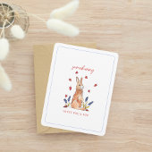 Cartes Pour Fêtes Annuelles Somebunny vous aime Aquarelle Saint-Valentin