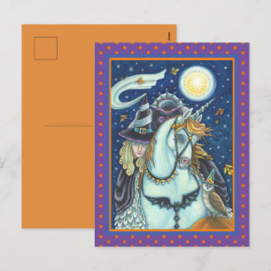 CARTES POUR FÊTES ANNUELLES SOMMEIL, SANS TÊTE GOTHIQUE, UNICORN, OWL