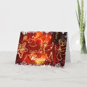 Cartes Pour Fêtes Annuelles Son de la trompette "grandes heureuses nouvelles "