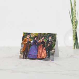 Cartes Pour Fêtes Annuelles Son Des Caroleurs