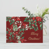 Cartes Pour Fêtes Annuelles Sorbier de Noël (Debout devant)