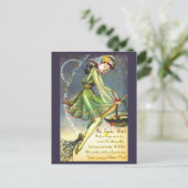 Cartes Pour Fêtes Annuelles Sorcière de Falln Pâques (Debout devant)