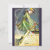 Cartes Pour Fêtes Annuelles Sorcière de Pâques tombée (Dos)