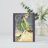 Cartes Pour Fêtes Annuelles Sorcière de Pâques tombée (Debout devant)