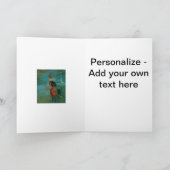 Cartes Pour Fêtes Annuelles Sorcière Monter Un Broomstick Avec Un Chat Noir Vi (Intérieur)