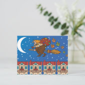 Cartes Pour Fêtes Annuelles sorcière xmas Befana (Debout devant)