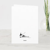 Cartes Pour Fêtes Annuelles Souhait sur Noël (Dos)