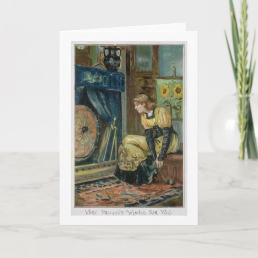 Cartes Pour Fêtes Annuelles Souhaite très de façon précieuse vous, Noël (Devant)