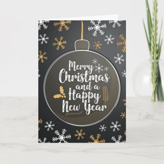 Cartes Pour Fêtes Annuelles Souhaitez Joyeux Noël Décoratif (Devant)