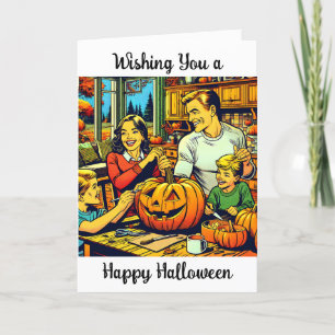 Cartes Pour Fêtes Annuelles Souhaitez-vous une joyeuse nostalgie d'Halloween