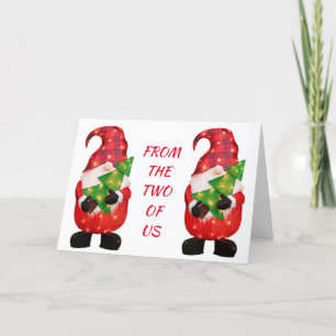 CARTES POUR FÊTES ANNUELLES SOUHAITS DE "NOUS DEUX"