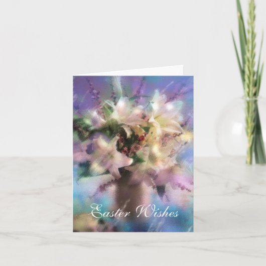 Cartes Pour Fêtes Annuelles Souhaits de Pâques (Devant)