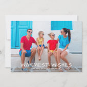 Cartes Pour Fêtes Annuelles Souhaits les plus chauds Multi Photo Noël (Devant)