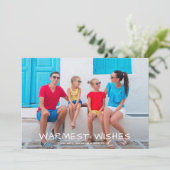 Cartes Pour Fêtes Annuelles Souhaits les plus chauds Multi Photo Noël (Debout devant)