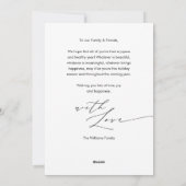 Cartes Pour Fêtes Annuelles Souhaits les plus chauds, Présentation de photos d (Dos)