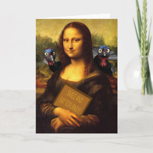 Cartes Pour Fêtes Annuelles Souriez et mangez Tofurkey