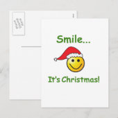CARTES POUR FÊTES ANNUELLES SOURIRE...C'EST NOËL ! (Devant / Derrière)