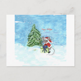 Cartes Pour Fêtes Annuelles Souris de Noël